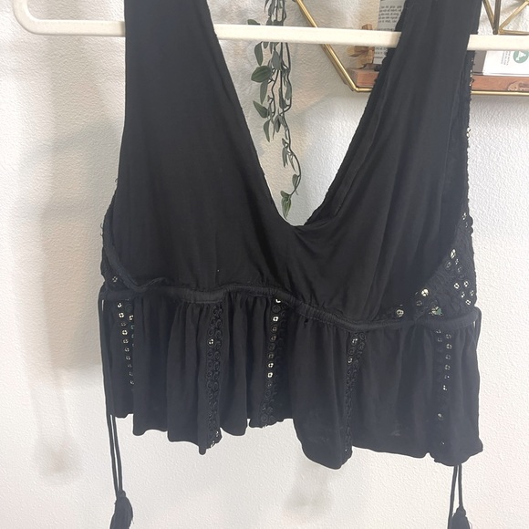 Anthropologies sequence with side tassel top - Picture 4 of 4